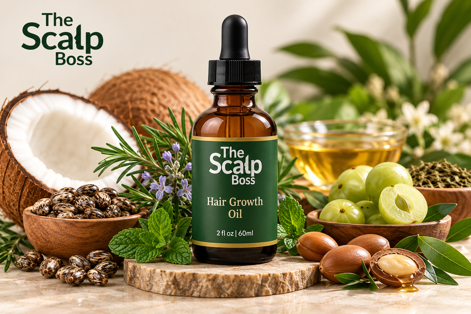 10 Best Hair Growth Oil Ingredients That Really Help – The Scalp Boss